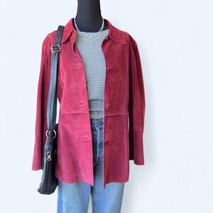 ZaZee Genuine Suede Leather Jacket‎
